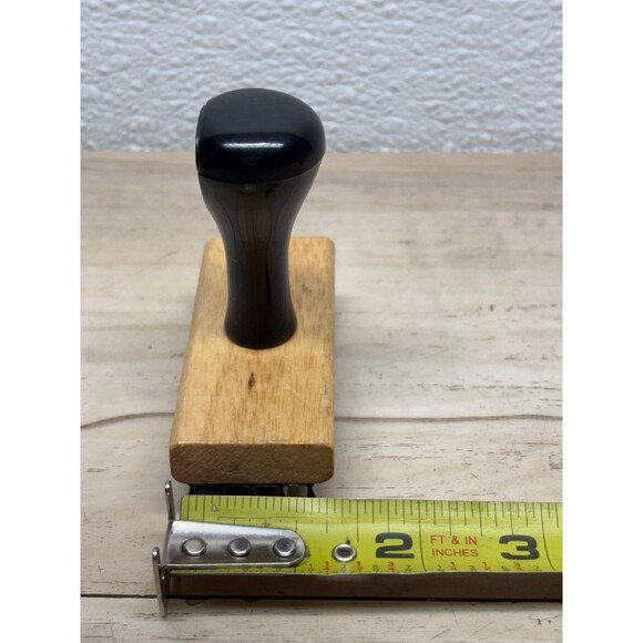 Vintage Wood Handle Rubber Stamp - Picture 5 of 5